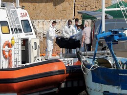 Three Dead As Boat Carrying 20 Migrants Catches Fire Off Italy Three Dead As Boat Carrying 20 Migrants Catches Fire Off Italy