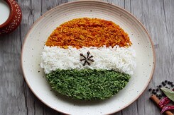 How To Make Tricolour Pulao How To Make Tricolour Pulao