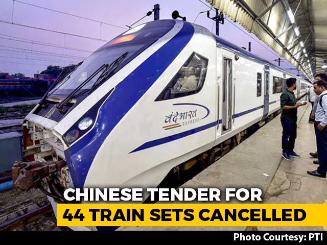 Tender For 44 Trains Cancelled After Bid From Chinese Joint Venture