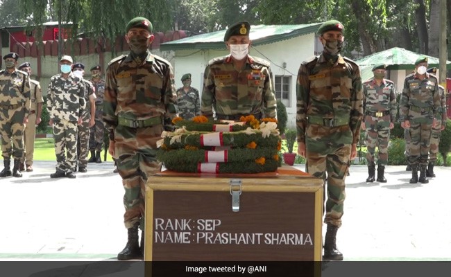 UP Announces Compensation, Job To Family Of Jawan Killed In J&K Encounter