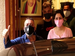 "Pray For Me," Says Sanjay Dutt While Leaving For Hospital, Wife Maanyata By His Side "Pray For Me," Says Sanjay Dutt While Leaving For Hospital, Wife Maanyata By His Side