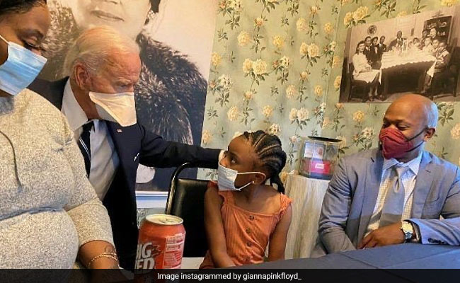 Joe Biden Says Won't Forget George Floyd Daughter's Words