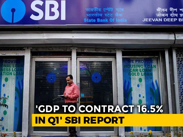 Economic Growth To Contract By 16.5% In June Quarter: SBI