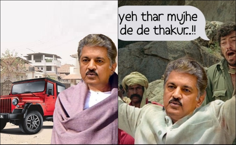 New Mahindra Thar Meme Shared By Fans Leave Anand Mahindra Impressed