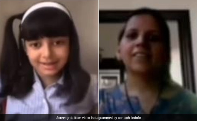 आराध्या बच्चन ले रही हैं हिंदी की ऑनलाइन क्लासेस, Video में बोलीं- धन्यवाद मिस...