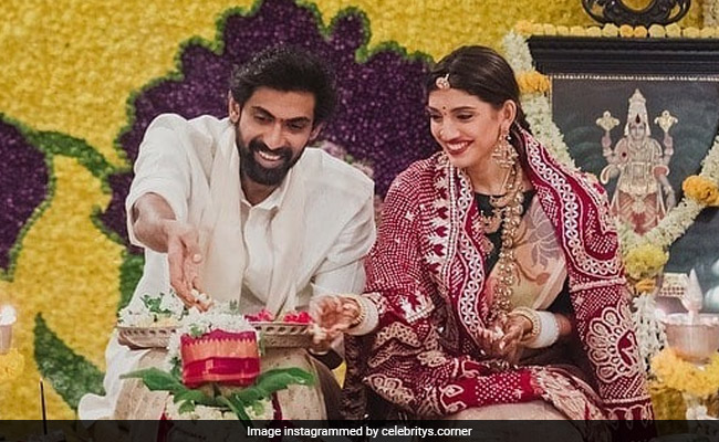 Newlyweds Rana Daggubati And Miheeka Bajaj Perform <i>Puja</i> At Home. See Pic