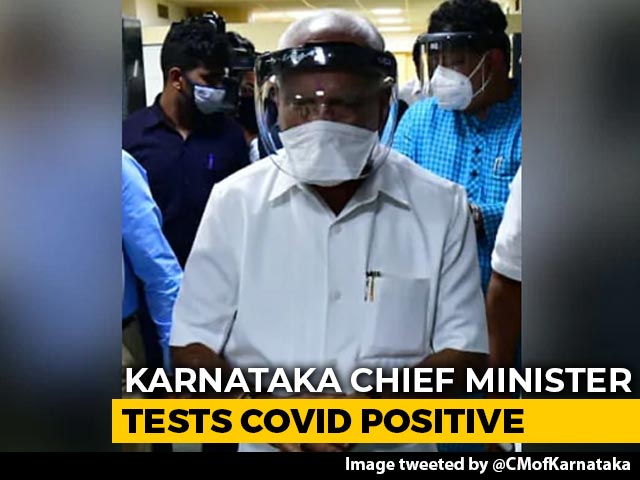 Chief Minister Yediyurappa And Daughter Test Positive, He Is Hospitalised