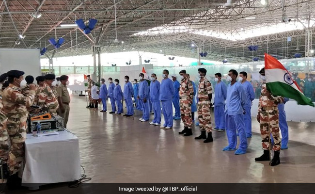 Independence Day Celebrated At 10,000-Bed COVID Care Centre In Delhi