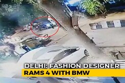 Fashion Designer Rams 3 With BMW In South Delhi, Caught On Video Fashion Designer Rams 3 With BMW In South Delhi, Caught On Video