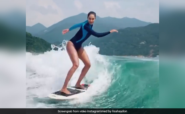 Lisa Haydon Surfs Like A Pro In This Jaw-Dropping Video