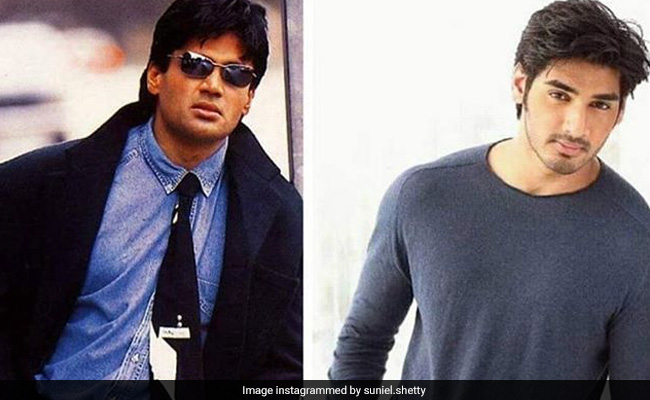 "A Chip Off The Old Block": Suniel Shetty Captions Fan Club Pic Of Son Ahan