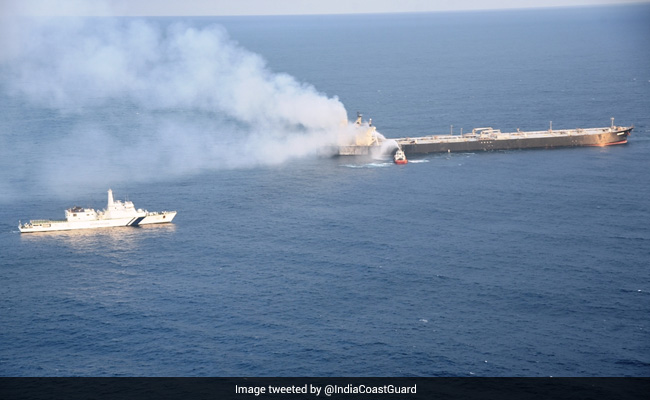 Oil Tanker Fire Near Sri Lanka Coast "Under Control", Vessel Towed Away