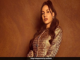 Nora Fatehi’s Metallic Skirt Suit Is Setting Work Wear Goals Nora Fatehi’s Metallic Skirt Suit Is Setting Work Wear Goals