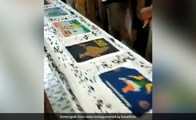 Surat Bakery Creates 771kg Cake On PM Modi's Birthday With Corona Warriors Theme