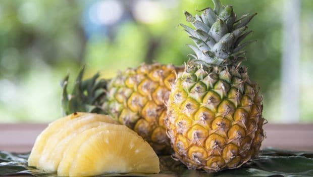 Pineapple has about 87 per cent water content