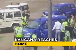 Win For Kangana Ranaut In Battle With Sena As She Arrives In Mumbai Win For Kangana Ranaut In Battle With Sena As She Arrives In Mumbai