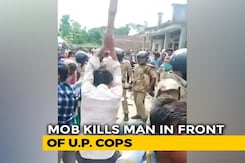 Murder-Accused Beaten To Death In Presence Of Cops In UP Murder-Accused Beaten To Death In Presence Of Cops In UP