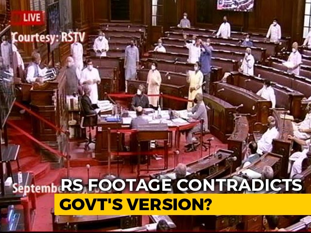 Rules Violated In Farm Bill Vote? Rajya Sabha Video Counters Government