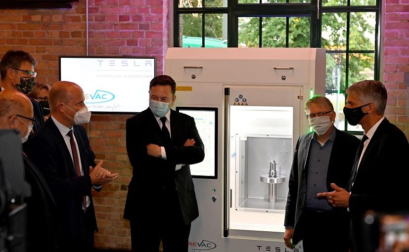 Tesla CEO, Elon Musk Discusses Vaccine Project And New Car Plant With German Politicians