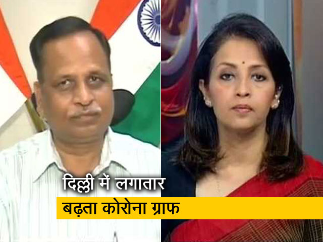 दिल्ली में लगतार बढ़ा रहे हैं ICU बेड, 40% अभी भी मौजूद : सत्येंद्र जैन