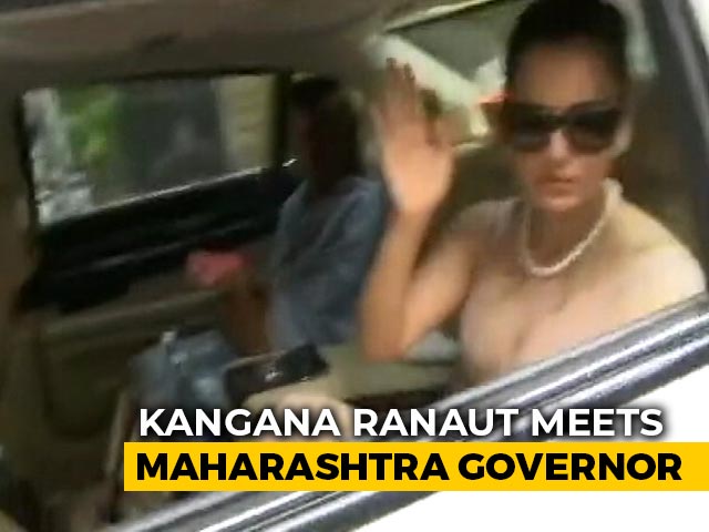 Kangana Ranaut Meets Governor Amid Row With Maharashtra Leaders