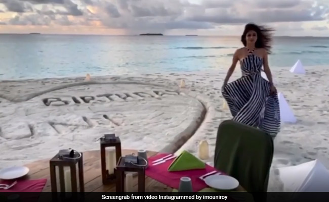 Mouni Roy's 35th Birthday Celebrations Were All About Slow Dancing On The Beach