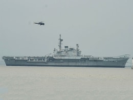 Aircraft Carrier Viraat On Final Voyage To Gujarat, Will Be Dismantled Aircraft Carrier Viraat On Final Voyage To Gujarat, Will Be Dismantled