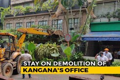 Win For Kangana Ranaut In Battle With Sena, Court Halts Demolition Work Win For Kangana Ranaut In Battle With Sena, Court Halts Demolition Work