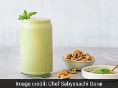 Matcha Avocado Walnut Smoothie