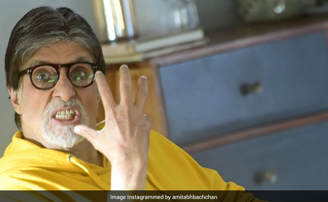 The Effect Of Too Much Coffee On Amitabh Bachchan - Or Maybe The "Excessive Mascara"