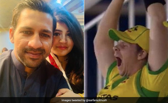 स्टीव स्मिथ भी मैच के दौरान उबासी लेते दिखे, तो सरफराज अहमद की वाइफ ने ऐसे किया ट्रोल