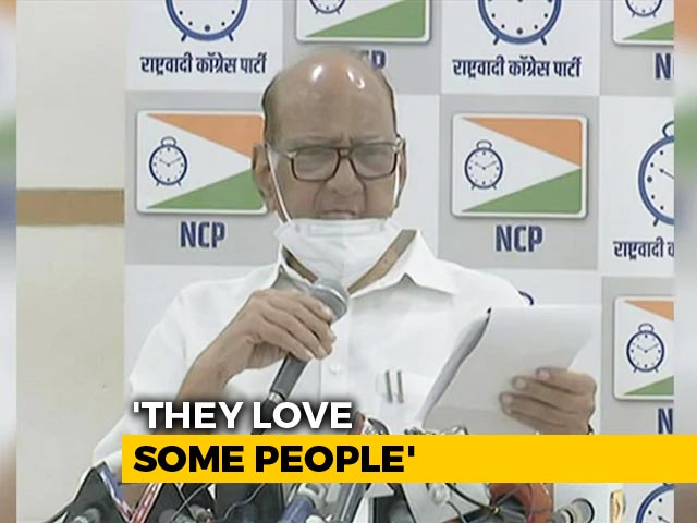 "They (Government) Love Some People": Sharad Pawar Says Served Tax Notice