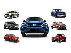 Toyota Urban Cruiser vs Kia Sonet vs Hyundai Venue vs Maruti Suzuki Vitara Brezza vs Tata Nexon vs Mahindra XUV300 vs Ford EcoSport: Price Comparison