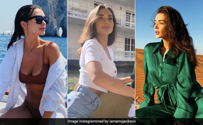 We Cannot Get Enough Of Amy Jackson's Incredibly Cool Mom Style File