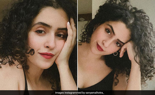 Straight Hair Don't Care! Sanya Malhotra Shows Us How In Her Natural Curls