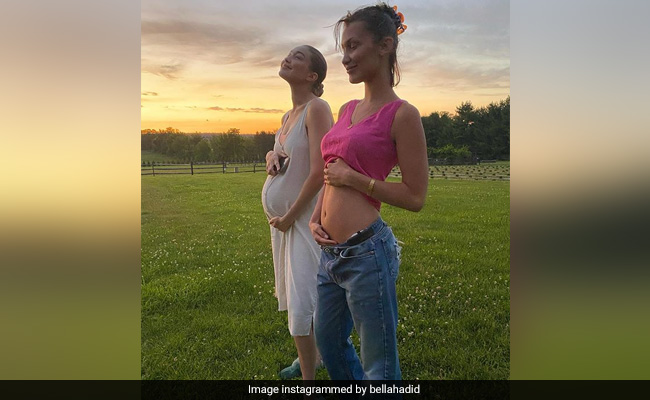 Bella Hadid Shares ROFL "Two Buns In The Oven" Post With Pregnant Sister Gigi Hadid