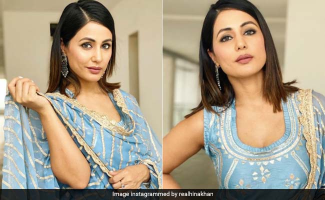 Festive Inspiration Coming Our Way Thanks To Hina Khan&rsquo;s Sharara