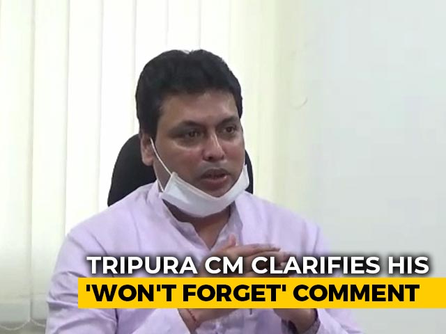 "Monkey Shown As Tiger": Tripura Chief Minister Clarifies Remark On Media