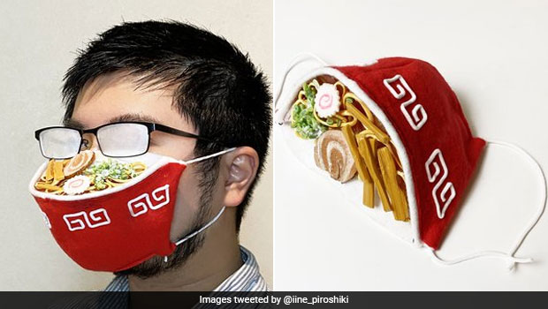 Japanese Artist Uses 'Fogged Up' Spectacles To Create Unique Ramen Mask