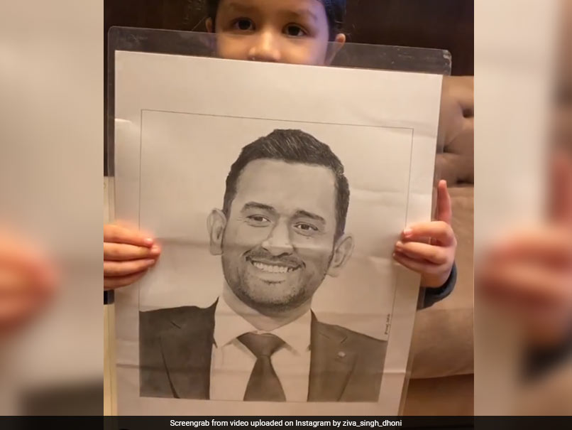 "Papas Biggest Fan": MS Dhonis Wife Sakshi Teases Daughter Ziva In Sweet Video. Watch