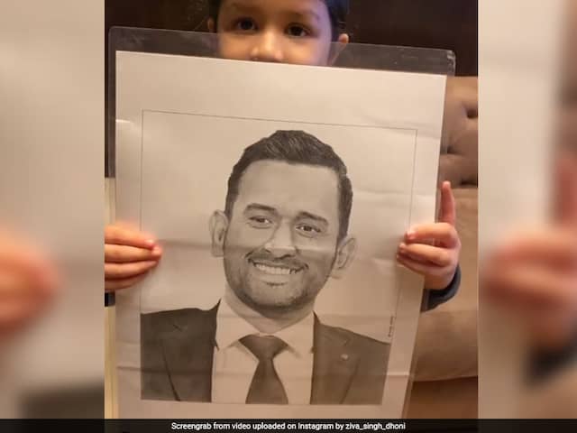 "Papas Biggest Fan": MS Dhonis Wife Sakshi Teases Daughter Ziva In Sweet Video. Watch