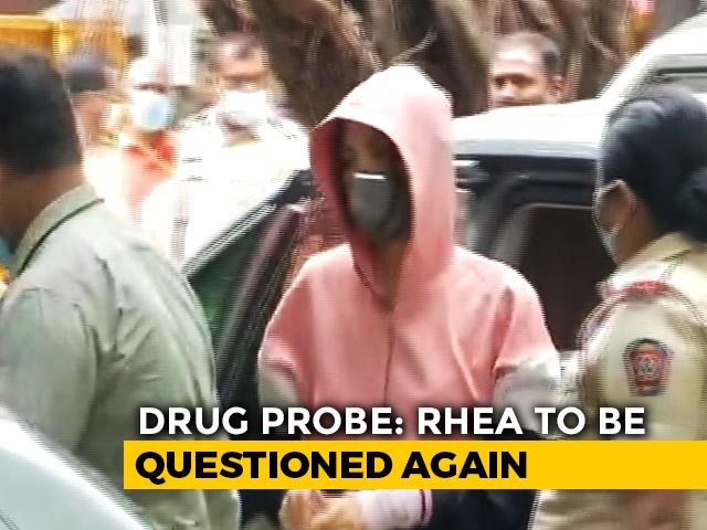 Day 2 Of Questioning For Rhea Chakraborty By Anti-Drugs Probe Agency