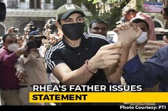 "Congratulations India": Rhea Chakraborty's Father On Son Showik's Arrest "Congratulations India": Rhea Chakraborty's Father On Son Showik's Arrest