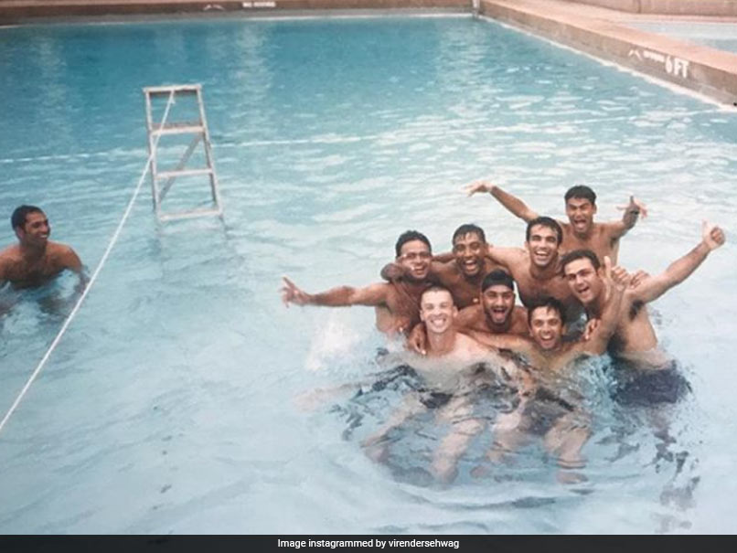 Virender Sehwag Shares Throwback Pool Pic With Former Teammates