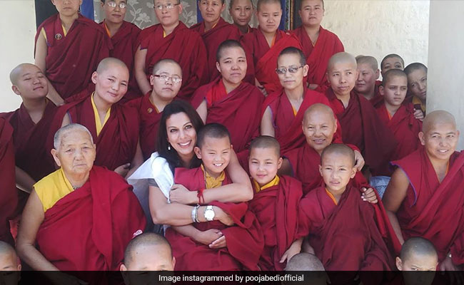 Pooja Bedi Revisits A "Heart-Warming Moment" At A Nunnery Founded By Her Grandmother Freda Bedi