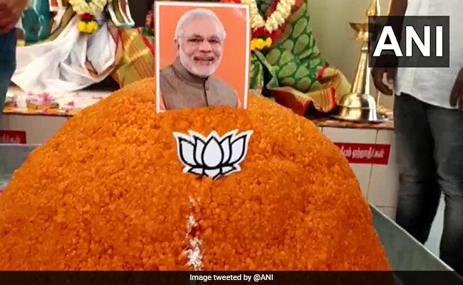 70 Kg <i>Laddu</i> Offered At Coimbatore Temple To Mark PM Modi's 70th Birthday