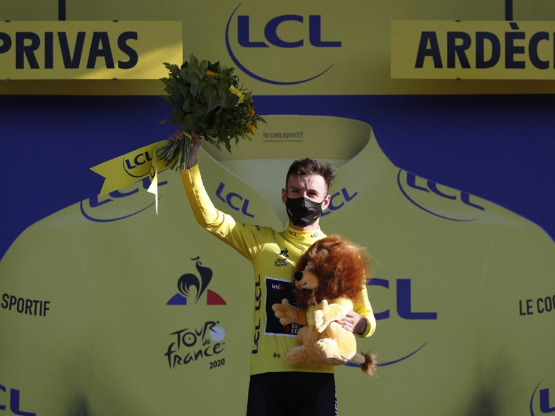 Tour de France: Wout Van Aert Wins Fifth Stage As Adam Yates Takes Overall Lead