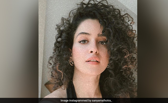 Sanya Malhotra Gives New Meaning To Curls And Minimal Makeup
