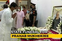 Dignitaries Pay Last Respects To Pranab Mukherjee Dignitaries Pay Last Respects To Pranab Mukherjee