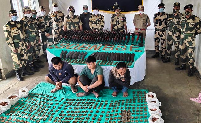 BSF Seizes 30 Sophisticated Arms Near India-Bangladesh Border, 3 Arrested